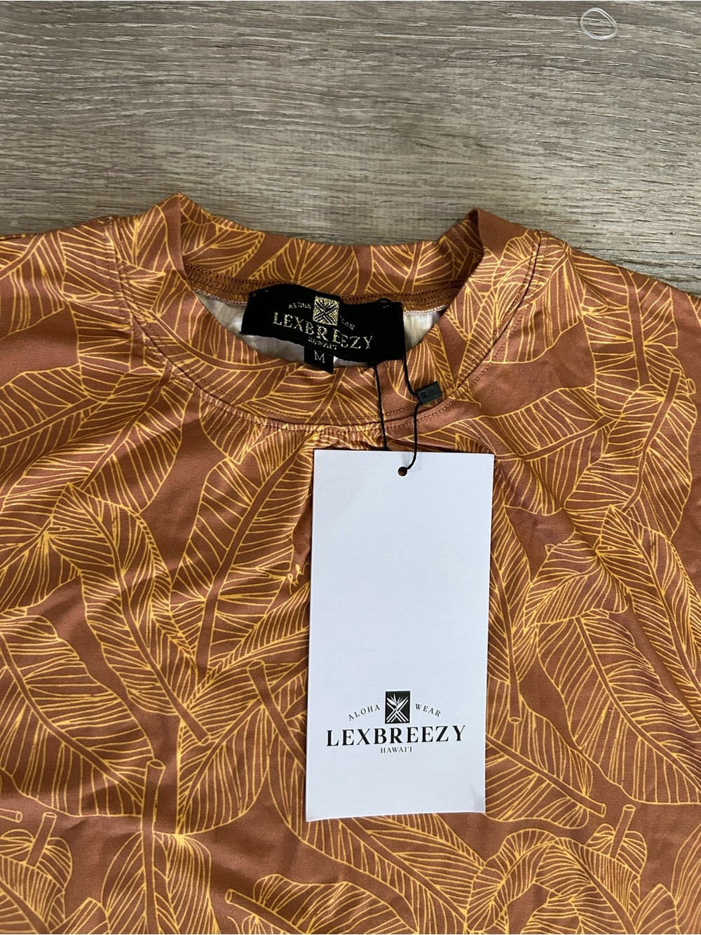 T-Shirt Dress Banana Leaf Mauve Tie-Waist - Picture 2 of 2